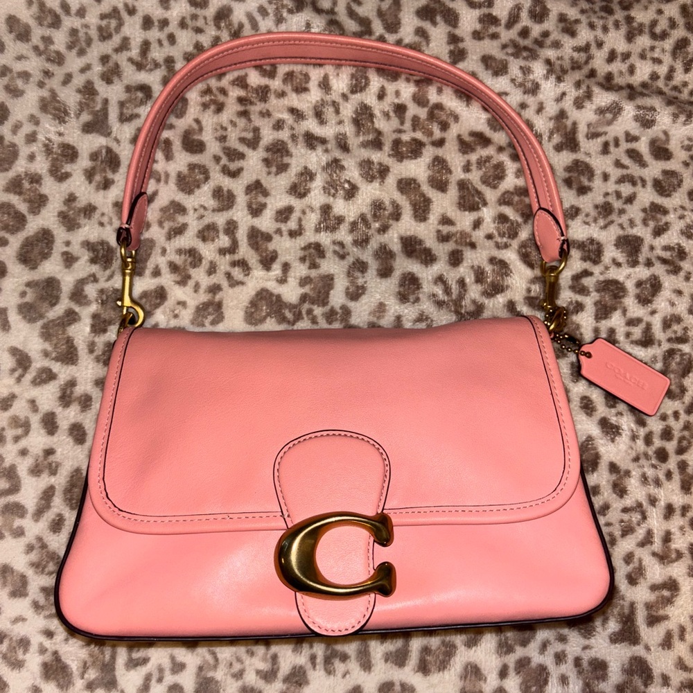 Coach Soft Tabby Shoulder Bag Candy pink